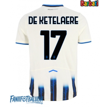 Atalanta Charles De Ketelaere #17 Tricou Fotbal Replică 2025-26 Barbati Deplasare